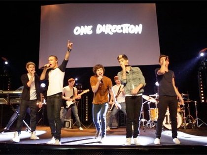 One Direction concert privé