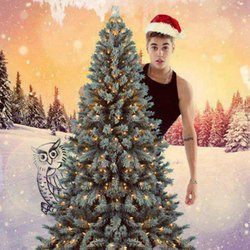 Justin Bieber: On se voit demain matin.haha. JOYEUX NOEL!