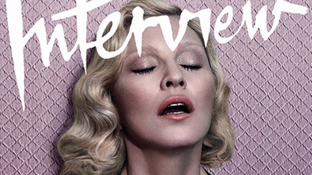 Madonna : topless en couverture du magazine Interview!