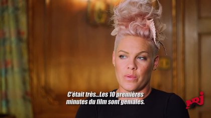 Pink : "Ma fille et moi on est complètement fan du film"