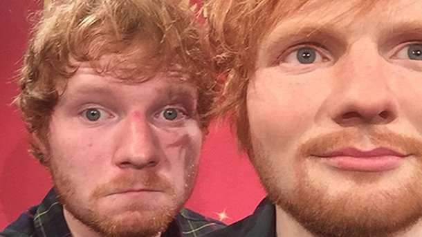 Ed Sheeran : un selfie avec son double!