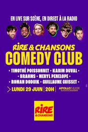 Jeu concours - Rire & Chansons Comedy Club du 26 juin 2026 - Invitations à gagner