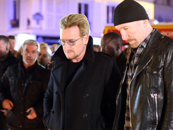 Bono et David Howell Evans