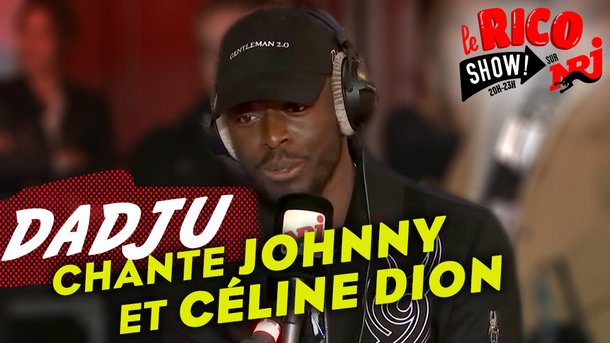 DADJU chante Johnny et Céline Dion dans le Rico Show sur NRJ