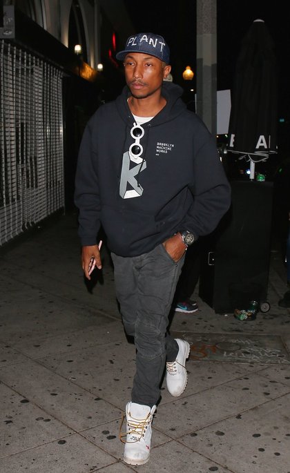 Pharrell Williams aux 30 ans de Lady Gaga à Los Angeles