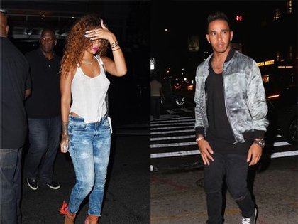 Rihanna et Lewis Hamilton