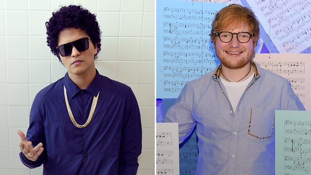 Bruno Mars embauche Ed Sheeran pour lui chanter «Joyeux Anniversaire»