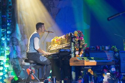 Coldplay en concert à Paris