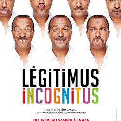 Pascal Légitimus - Légitimus Incognitus au Grand Point Virgule - Affiche HD new avec Rire & Chansons