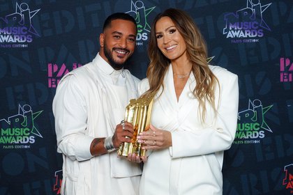 Vitaa & Slimane - Photocall NRJ Music Awards Paris Edition
