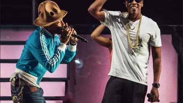 Pharrell Williams : avec Jay-Z sur scène !
