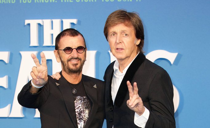 Paul McCartney and Ringo Star