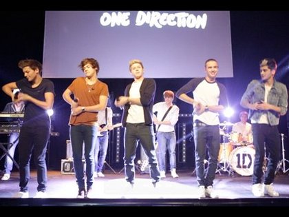 One Direction concert privé