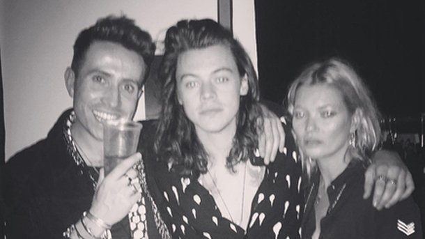 Harry Styles : il retrouve Kate Moss en coulisses!