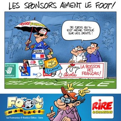 Trop de sponsors - Footmaniacs - Football - Bamboo Editions - Rire & Chansons
