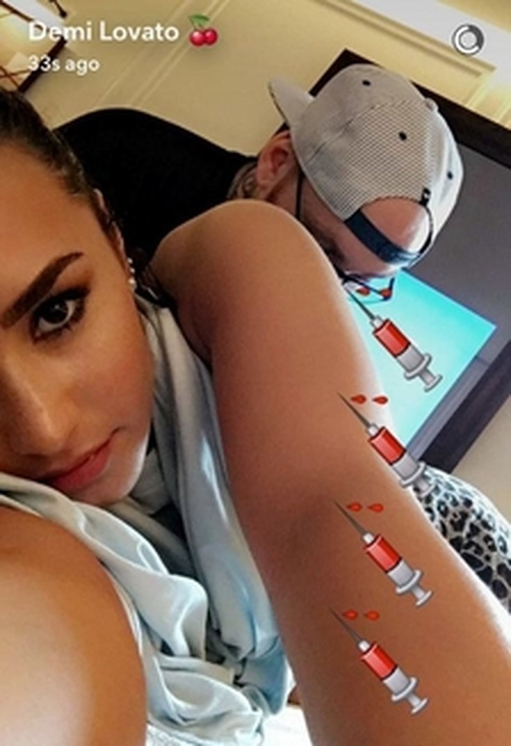 Demi Lovato tatouage