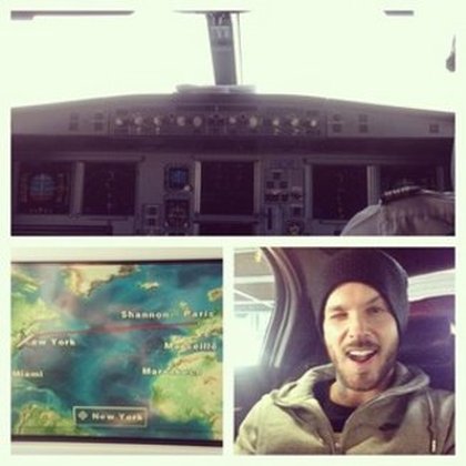 M.Pokora : Bien arrivé à NYC! Maintenant au boulot @bramski6 where u at ?