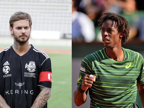 M.Pokora et Gael Monfils