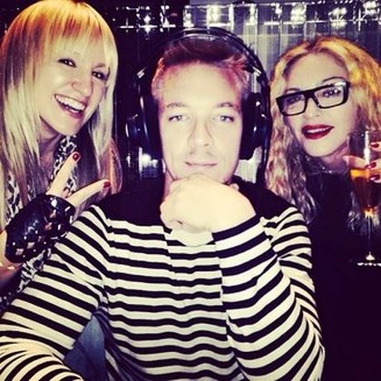 Madonna en studio avec Diplo