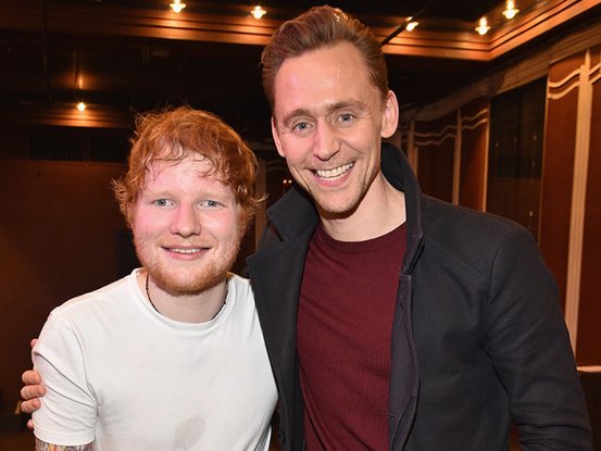Ed Sheeran et Tom Hiddleston