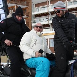 CAUET et l'équipe à Tignes