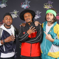 Soprano et Vincenzo - Photocall - NRJ Music Awards 2019