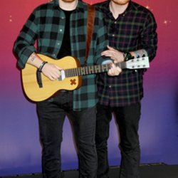 Ed Sheeran et sa statue de cire @ Madame Tussaud NY