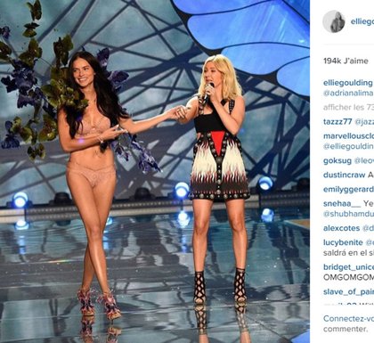 Ellie Goulding au défilé Victoria's Secret