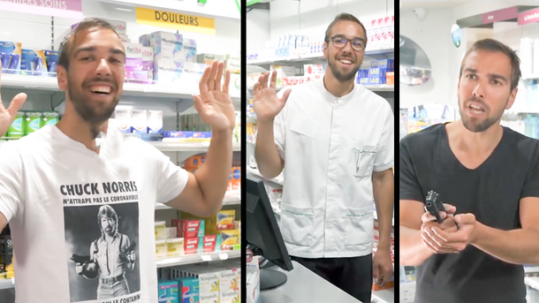 Franjo - Braquage à la pharmacie... une histoire de masques ....