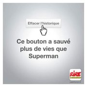 Blague : Ce bouton a sauvé plus de vie que Superman