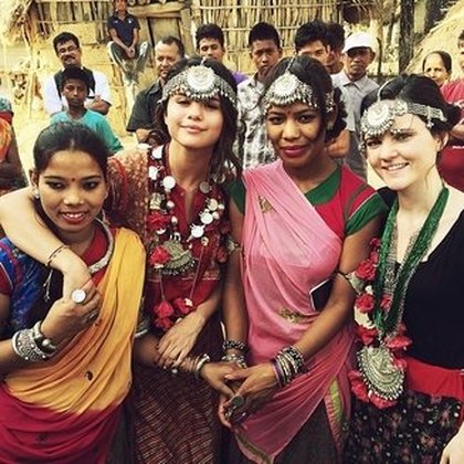 Selena Gomez au Nepal !