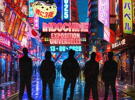 Indochine, concert à l'Exposition Universelle OSAKA, le 13 septembre