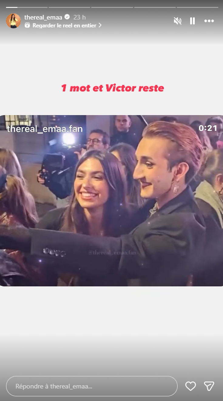 Story de soutien d'Ema