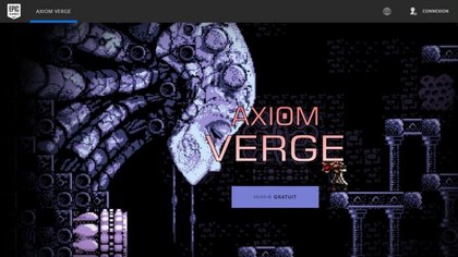 Axiom Verge gratuit sur l'Epic Games Store