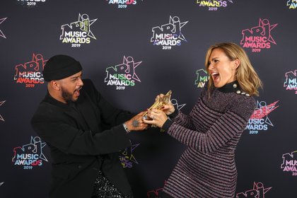 Vitaa et Slimane - Photocall - NRJ Music Awards 2019