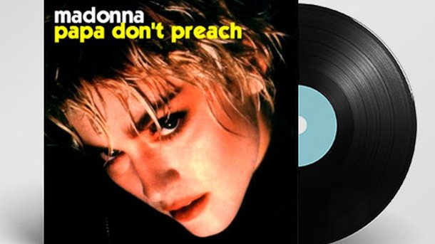 100% Vinyle : Papa don't preach - Madonna
