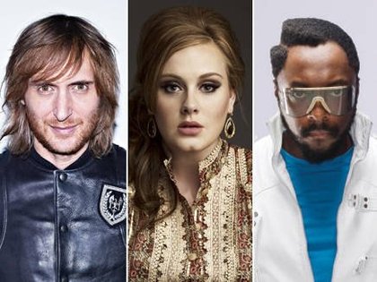 David Guetta, Adele et Black Eyed Peas dans le top 10 des meilleures ventes 2011 !