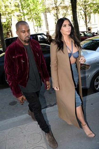 Kanye West et Kim Kardashian @ Paris