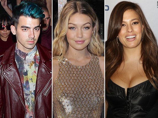 Joe Jonas, Gigi Hadid et Ashley Graham