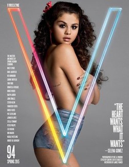 Selena Gomez topless pour V Magazine