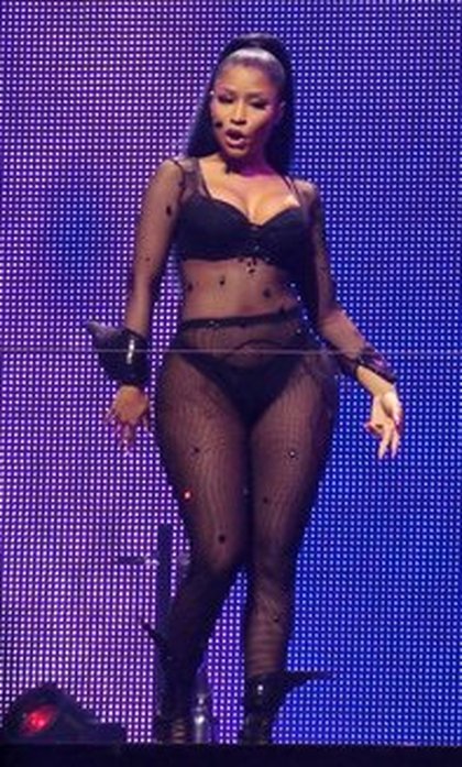 Nicki Minaj sur le Pinkprint Tour à Birmingham le 4 avril 2015.
