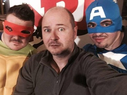 CAUET et l'équipe à Tignes
