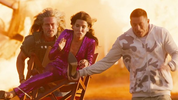 «Le Secret de la cité perdue»: Sandra Bullock et Brad Pitt dans une scène mythique