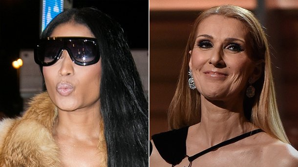 Nicki Minaj félicitée par Céline Dion!