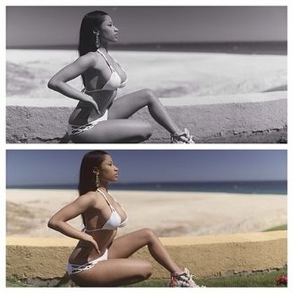 Nicki Minaj : séance photo sexy en bikini