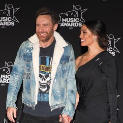 David Guetta et sa petite amie Jessica Ledon - NRJ Music Awards 2017