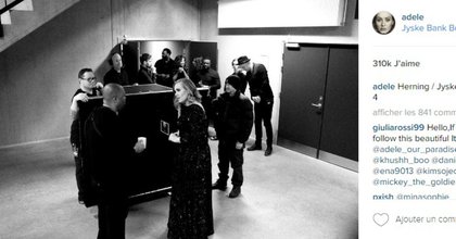 Adele dans les coulisses de sa tournée