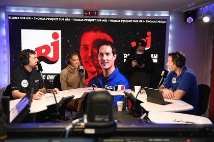 Thomas Pesquet dans l'émission NRJ Radio Stream