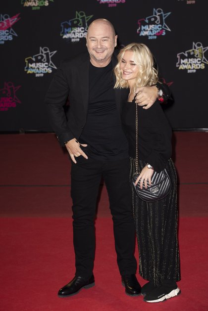 Cauet et sa fille - Montée des Marches NRJ Music Awards 2019