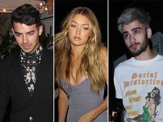 Joe Jonas, Gigi Hadid et Zayn Malik